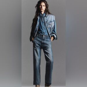 Anthropologie Lonnie Pilcro jeans.  Relaxed, Straight cut.  Sz 27.